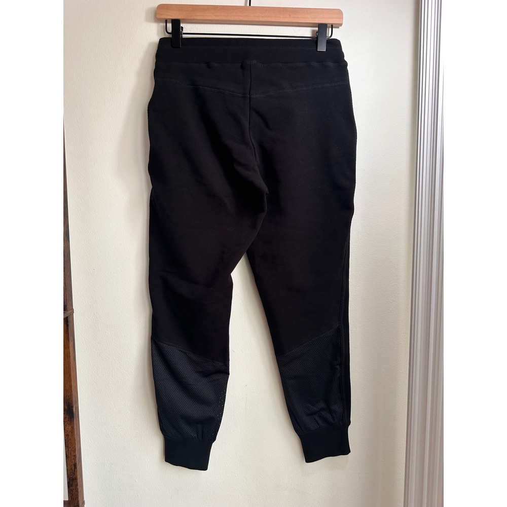 ALALA Black Mesh Detail Jogger Sweatpants Athletic Athleisure Women's XS - Picture 4 of 5